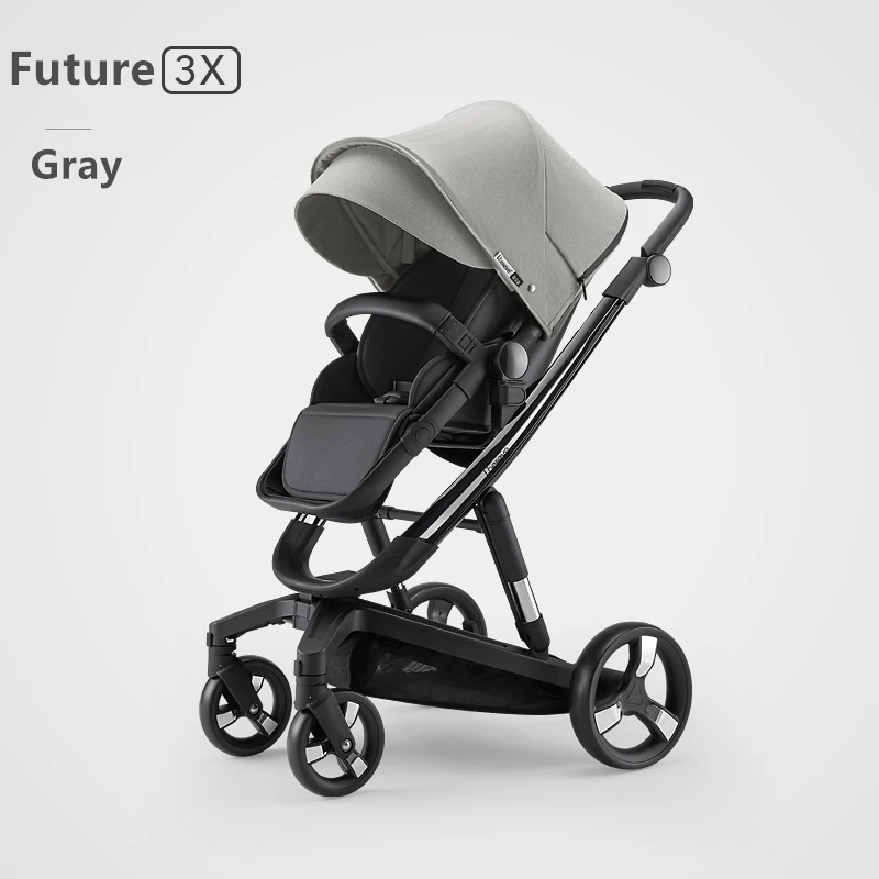 Умная тормозная система красивый пейзаж для детей коляска 3 в 1 Горячая мама