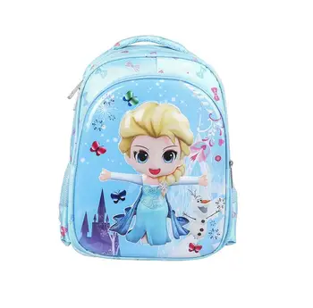 

New kids cartoon Elsa schoolbag girls princess cute school bag Kindergarten backpacks