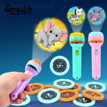 Lampe torche avec projecteur pour bébé, jouet d'éducation précoce, cadeau d'anniversaire et de noël, enfant