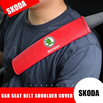 

Car Seat Belt Cover Shoulder Cushion Protector for Skoda Superb Kamiq Yeti Karoq Kodiak Octavia 2 A7 RS Fabia Auto Accessories