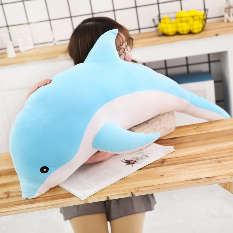Soft Plush Dolphin Stuffed Animal Toy for Kids