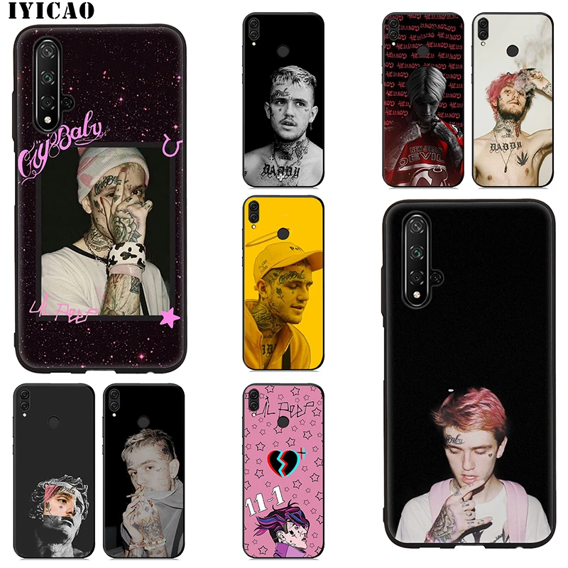 IYICAO Lil Peep Bo мягкий чехол для huawei Honor 20 10 9 9X 8X 8C 7X 7C 7A 6A Lite Pro View Note силиконовый |