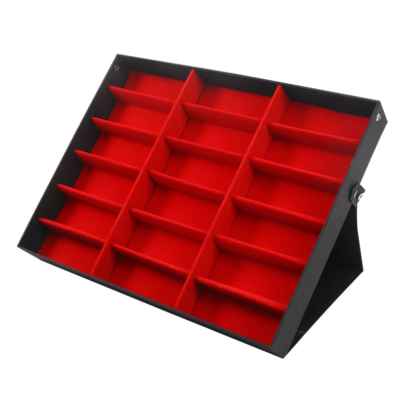 

18 Grids Glasses Storage Case Eyeglasses Display Box Glasses Display Stand Sunglasses Storage Box Glasses Jewelry Organizer