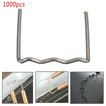 

1000PCS Standard Pre Cut 0.8mm Flat Hot Staple For Plastic Stapler Repair Welder New And High Quality
