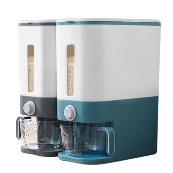 

New Press Type Sealed Rice Storage Bucket Large-capacity Household Quantitative Rice Grains Tank