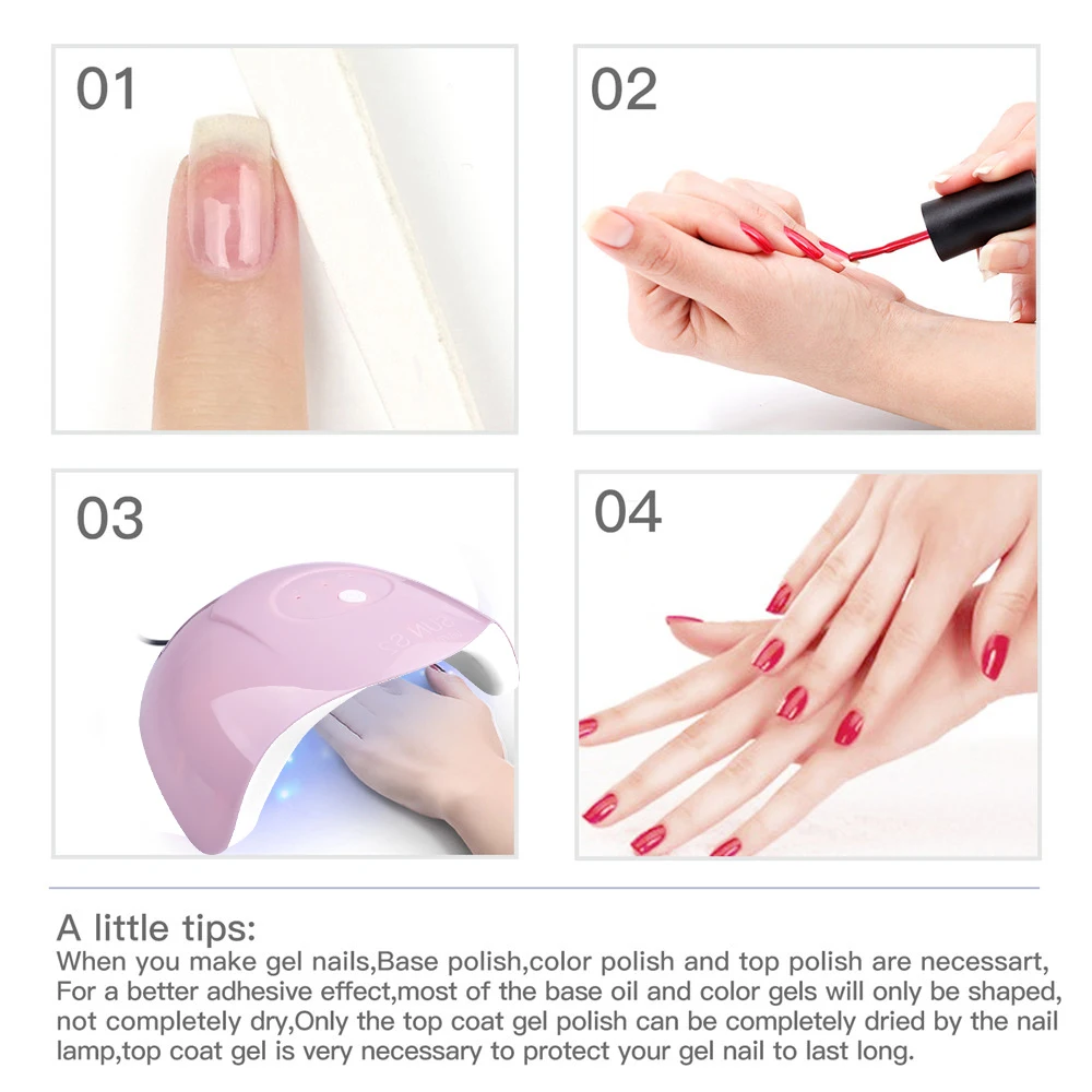 Uv Led Lamp Nails Dryer 36w Lamp For Manicure Gel 12 Led Lights Nail Drying  Device For Gel Varnish Nail Art Manicure Tool - Nail Dryers - AliExpress