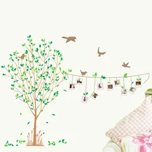 Поперечная граница Горячая клейкая бумага Счастливое дерево юбилей Шу qiang галстук гостиная спальня витрина фото Шу qiang галстук