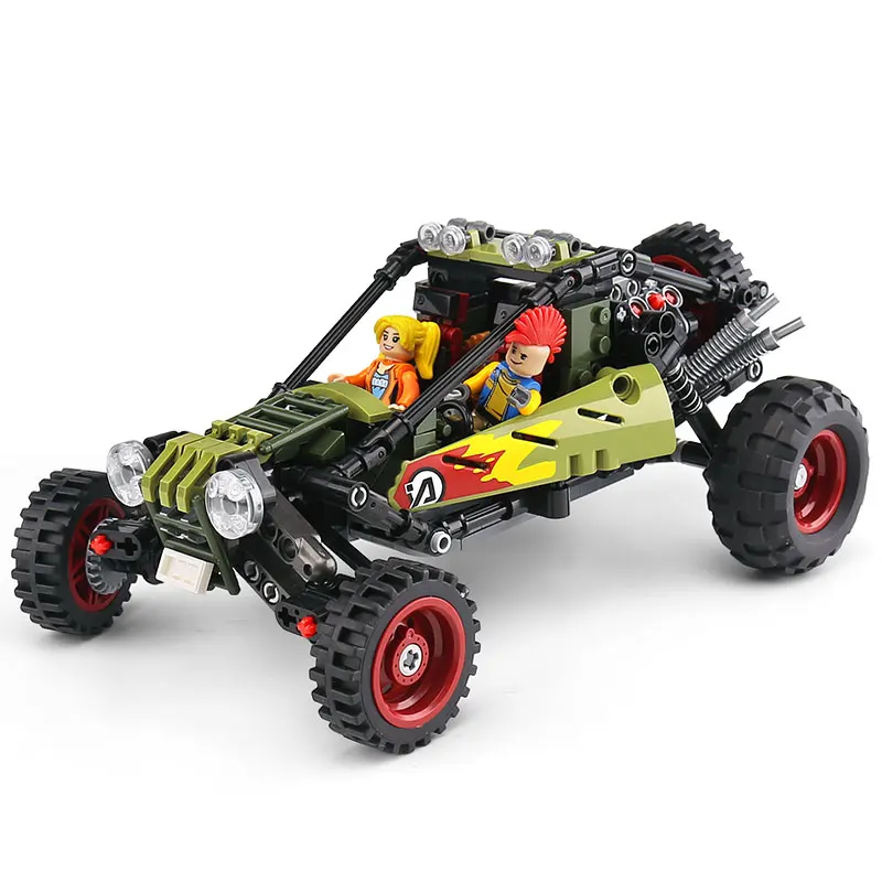

03033 The Off-road Car Set Technic Car Toys Compatible with legoing Building Blocks Bricks Kids Toys Assembly Car Christmas Gift