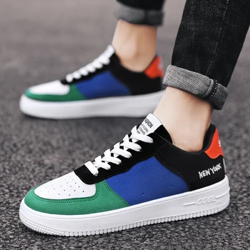 

2020 New Casual Shoes Mens Anti Slip Fashion Men Sneakers Comfortable Luxury Brand Men Shoes Cheap Men Lace Up Sneakers Spring