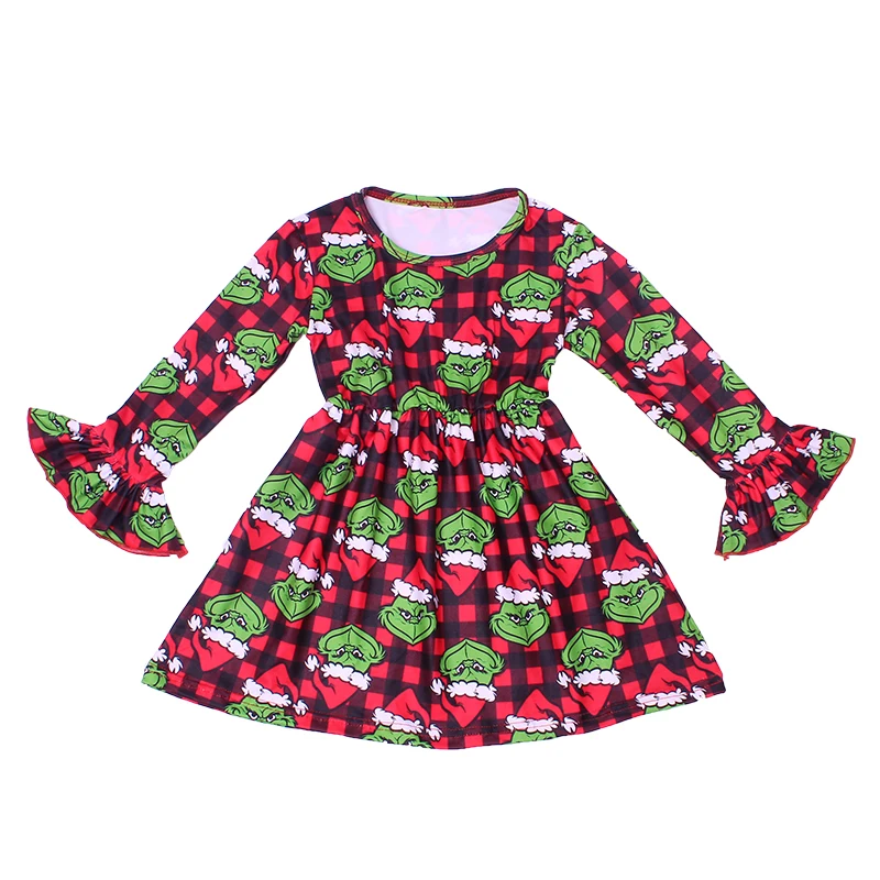 Рождественское платье для маленьких девочек; изысканные платья принцессы для девочек; рождественское платье Санта-Клауса; Рождественский костюм для маленьких девочек