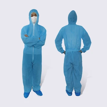 

Ciclismo Jumpsuit Disposable Isolation Clothes Non-woven Cycling Security Protection Suit Isolation Gown Blouse for adult