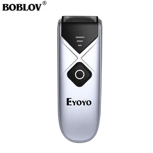 Eyoyo EY-015C CCD Мини Bluetooth сканер штрих-кода USB проводной и 2,4G беспроводной 1D Сканирование штрих-кода для iPad iPhone Android планшеты ПК