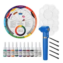 1 шт. Синий Электрический смеситель чернил для татуировки, смеситель для пигментов, тату-машина, принадлежности для татуировки, набор аксессуаров для татуировки