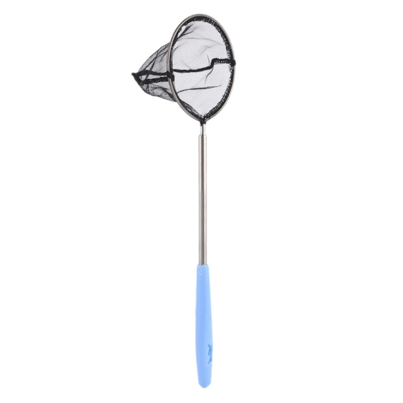 11.11 Folding Fishing Nets Aquarium Fish Net Extend Telescopic Pole Handle Aquarium Square Extendable Shrimp Small