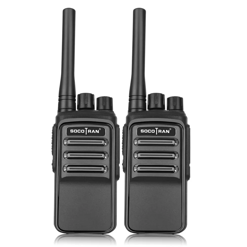 Mini Walkie Talkie 2Pcs Socotran Kh-998 16Ch Vox Carica Walkie-Talkie Bidirezionale Ham Radio A Portata Di Mano Walkie-Talkie Per Caccia Escursioni