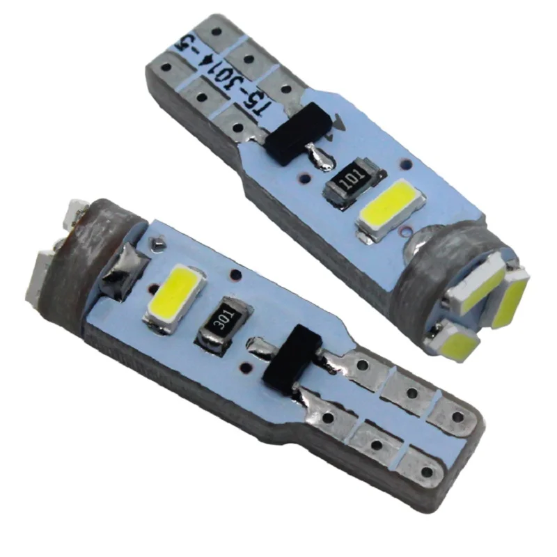 

500 шт. T5 светодиодный 5 SMD СВЕТОДИОДНЫЙ led 5SMD приборная панель Спидометр Светодиодная лампа белый синий красный желтый Ледяной Синий 12 В