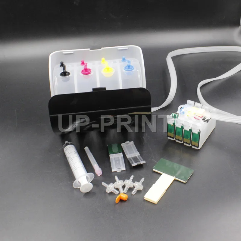 1 комплект T1281-T1284 класса люкс CISS чернильный Системы совместим с Epson Stylus S22 SX125 SX130 SX420W SX425W BX305FW T128