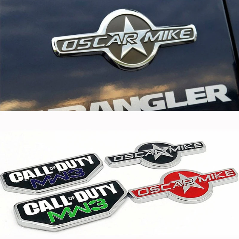 Для Jeep ОГО Call of Duty Grand Cherokee компасы Liberty Renegade Wrangler jl tj yj хромированная наклейка