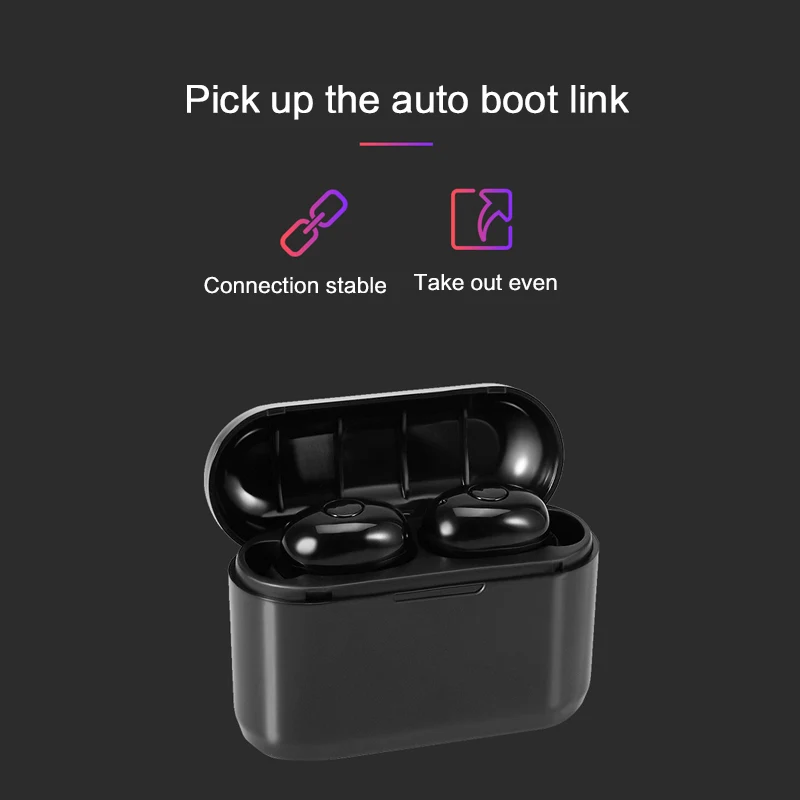 TRADEXERT DT-4 TWS Wireless Bluetooth earphones 5.0 Stereo Earphones Sports Earbuds waterproof Headsets for iphone xiaomi huawei