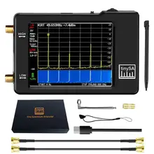 Entrada pequena handheld da frequência ultraelevada de tinysa mf/hf/vhf do analisador do espectro para a entrada da frequência ultraelevada de 0.1mhz-350mhz para a sagacidade do gerador do sinal de 240mhz-960mhz
