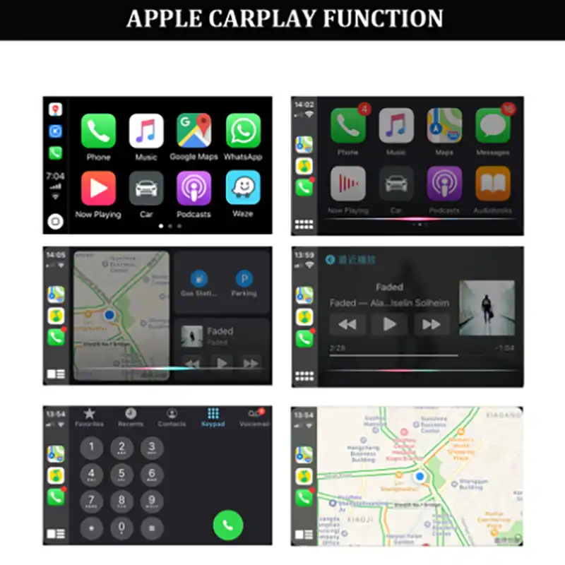Автомобильная ТВ-приставка Apple Carplay AI BOX, автомобильная развлекательная система AI для Mercedes Audi VW Nissan Honda Ford Pixon Toyota, Автомобильный плеер