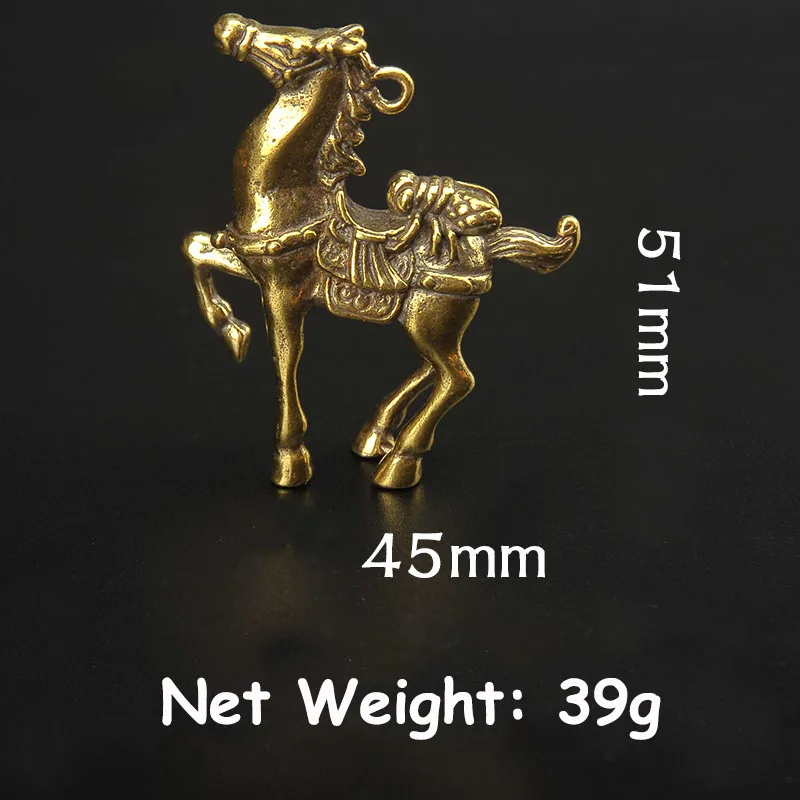 horse keychain pendants copper (5)