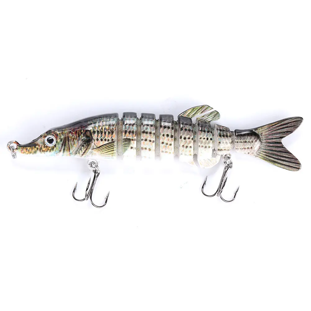 Black Открытый океан мульти праздник приманки эмуляции приманки рыбалка 8 раздел 4 Цвета ABS рыболовный крючок инструменты рыболовные приманки RiversLake - Цвет: Black
