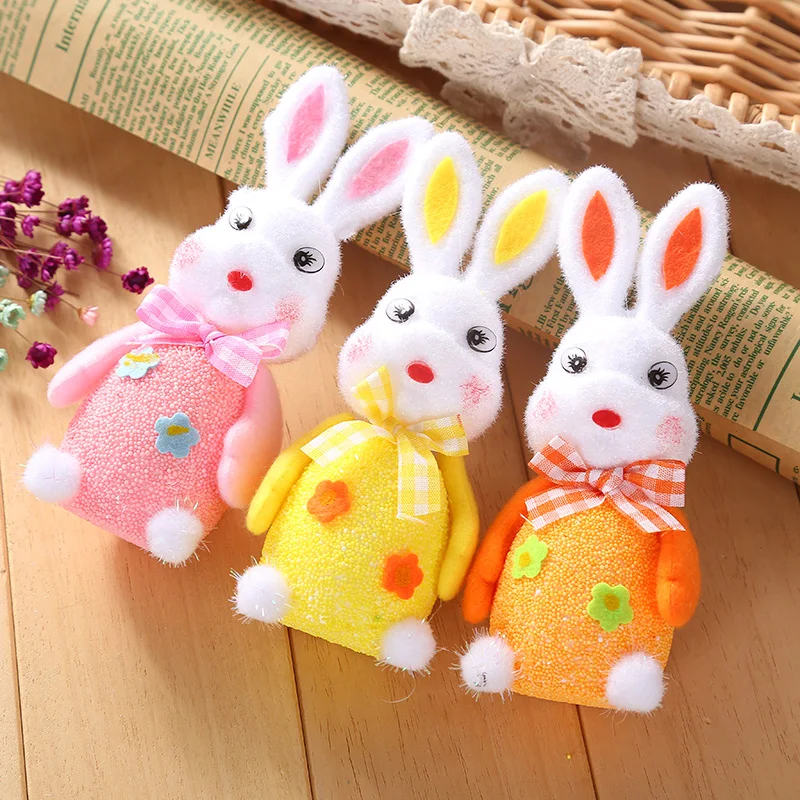 Пасхальное яйцо кролик DIY пасхальные яйца игрушки Куклы Детские вечерние украшения