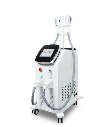 

2019 Newest double handles IPL+SHR hair removal beauty machine with CE approved / e-light ipl machine