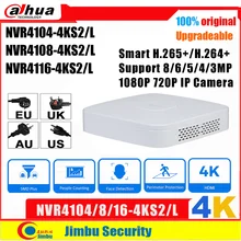 Dahua Nvr Onvif Netwerk Video Recorder 4K 4CH NVR4104-4KS2/L & 8CH NVR4108-4KS2/L & 16CH NVR4116-4KS2/L Ondersteuning Security Camera