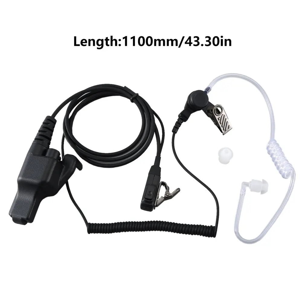 For Motorola XTS3000 Walkie talkie Headset Throat Mic Vacuum Sound Transmission CS Headset Extendable Throat Microphone