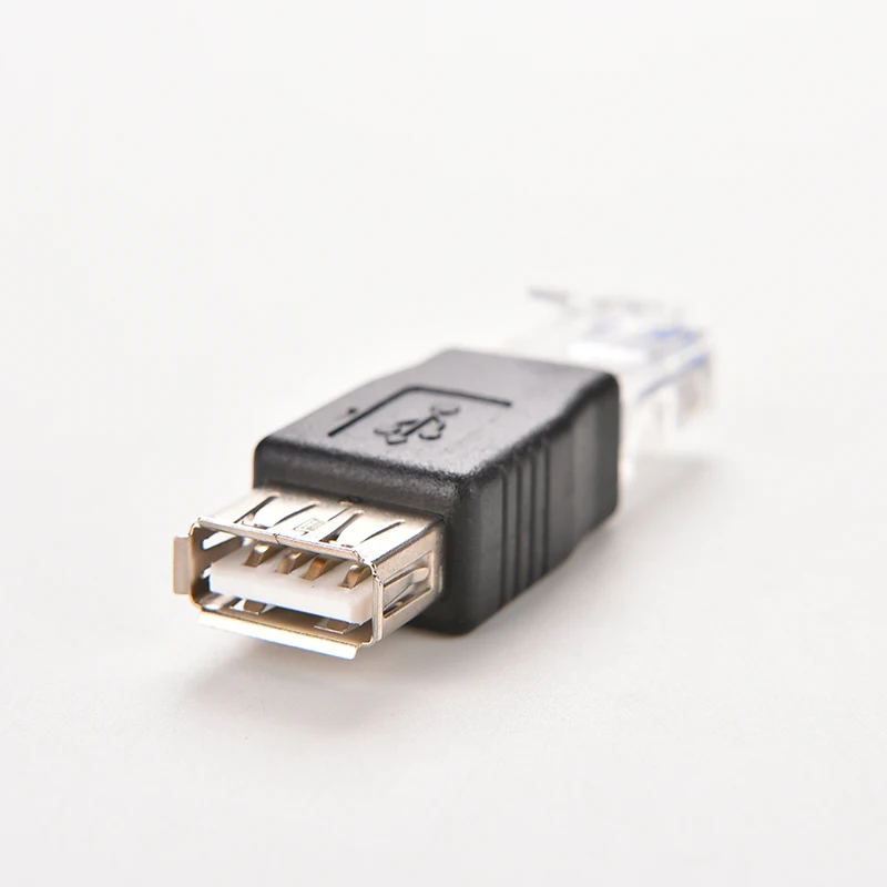 Laptop LAN Network Cable Ethernet Converter Plug JETTING PC Crystal Head RJ45 Male to USB 2.0 AF A Female Adapter Connector