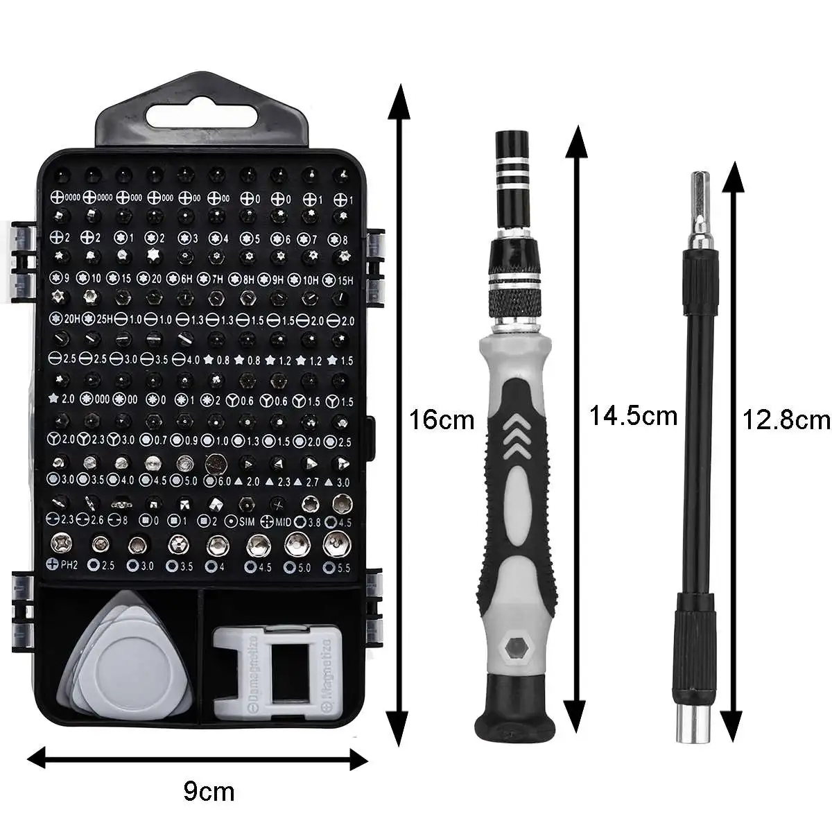 116/117 in 1 Multi-function Precisions Screwdriver Set Chrome Vanadium Steel Screwdriver Hand Tools Set With Plastic Box