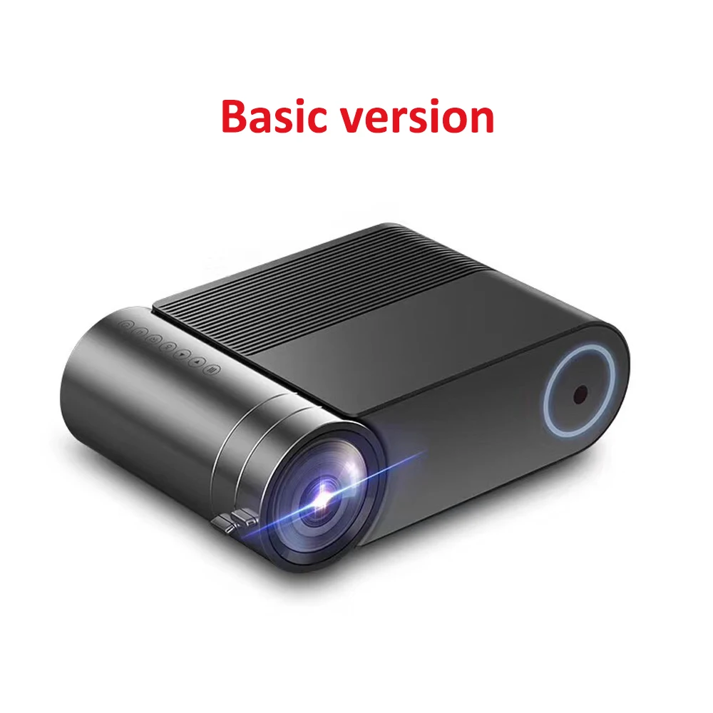 YG420 Full HD ЖК-проектор 3800 люмен 1020*720P светодиодный проектор Suppport HDMI VGA AV USB wifi Синхронизация телефона домашний кинотеатр видео проектор - Цвет: basic version