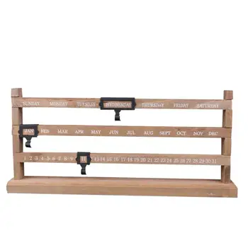 

1 pcs Calendar Delicate Creative Attractive Vintage Log Calendar for Home