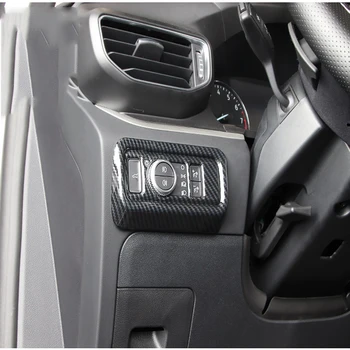 

For Ford Explorer 2020 2021 ABS Inner Interior Car-Styling Car Headlight Switch Button Cover Trim Frame Sticker Accessories