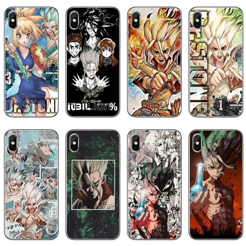 Чехол с японским аниме Dr Stone для Samsung Galaxy S10 Lite S9 S8 S7 S6 edge Plus S5 S4 Note 9 8 5 4 3 mini|Бамперы| |