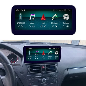 

Android 10 Screen with GPS Navigation Radio Stereo Bluetooth for Benz C W204 2008-2010 Comand Screen