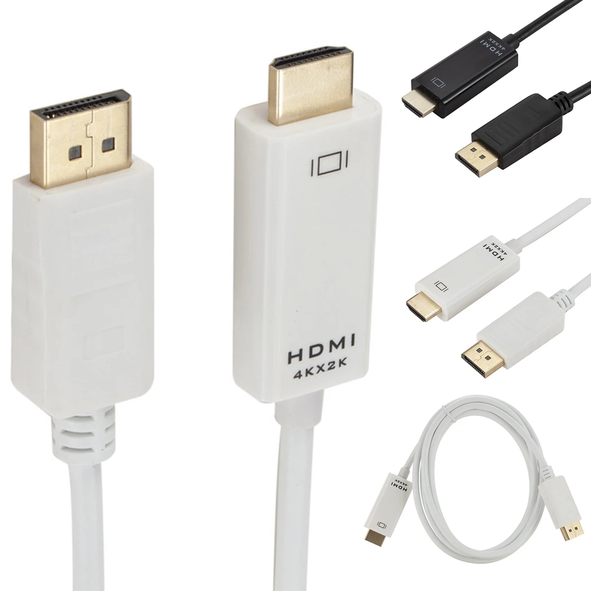 1,8 м dvi-кабель с позолоченными контактами в HDMI Кабель-адаптер мужской DP к Мужской HDMI конвертер кабель адаптер 4K* 2K Поддержка 4D