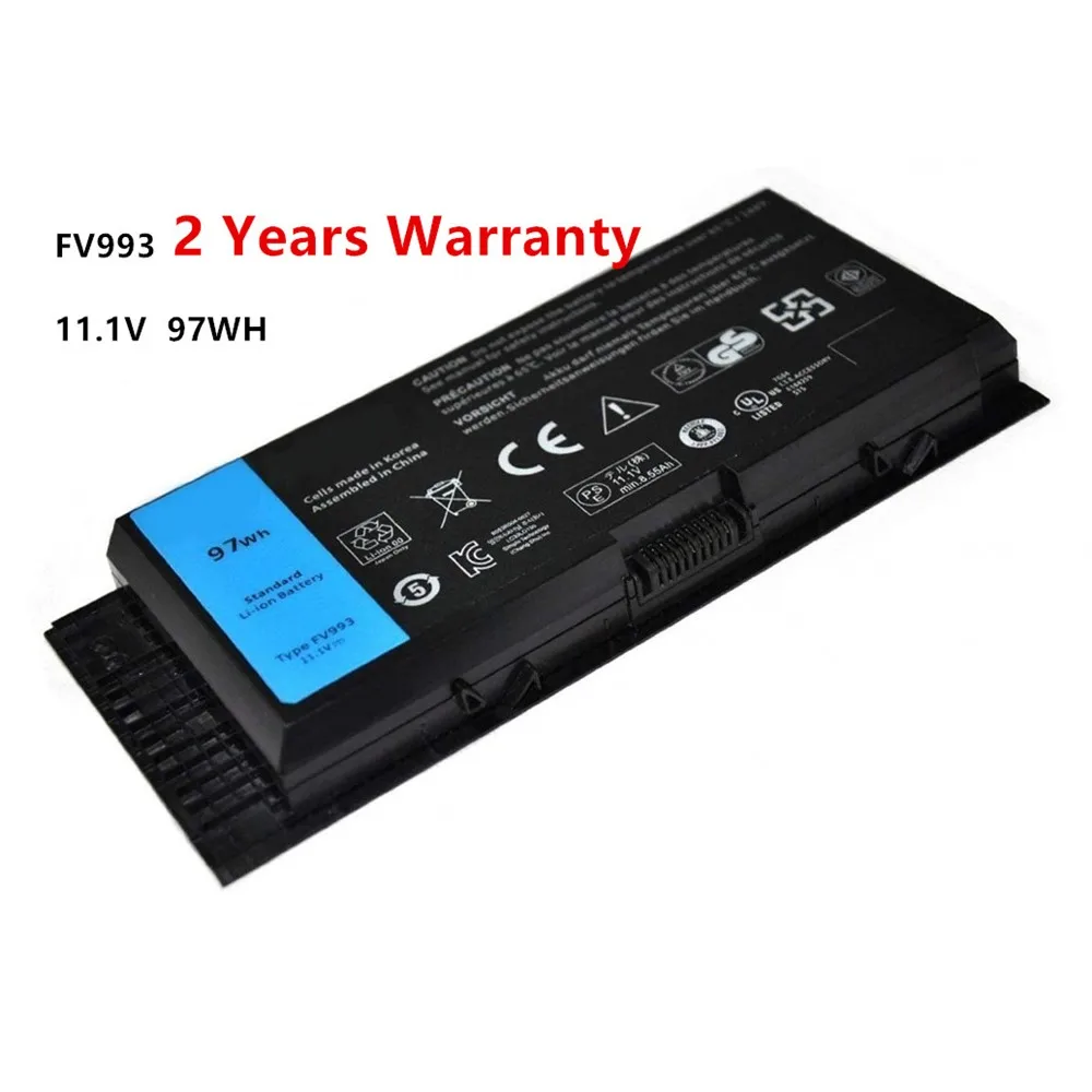 Аккумулятор для ноутбука DELL Precision M6600 M6700 M6800 M4800 M4600 M4700 11 1 В 97WH FV993|Аккумуляторы
