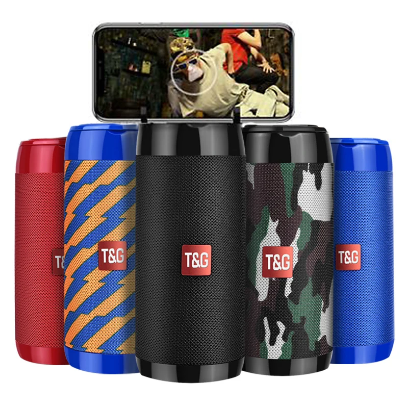

Portable Speaker Bluetooth 5.0 Music center column Sound System Wireless Mini Subwoofer Soundbar with AUX TF Card Box for phone