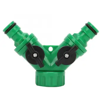

2Pcs G3/4 PNTY DN20 3-Way Water Splitter Tee Connector Adapter Valve with Switches Garden Tool agricultura