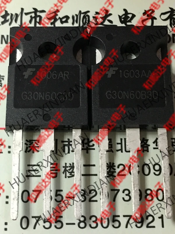 10 шт./лот и G30N60C3D HGTG30N60C3D-247 600V 63A