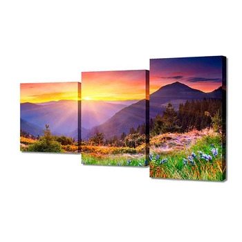 

Modular picture on a stretcher "Mountains", 26 × 50 cm, 26 × 40 cm, 26 × 32 cm, 50 × 80 cm
