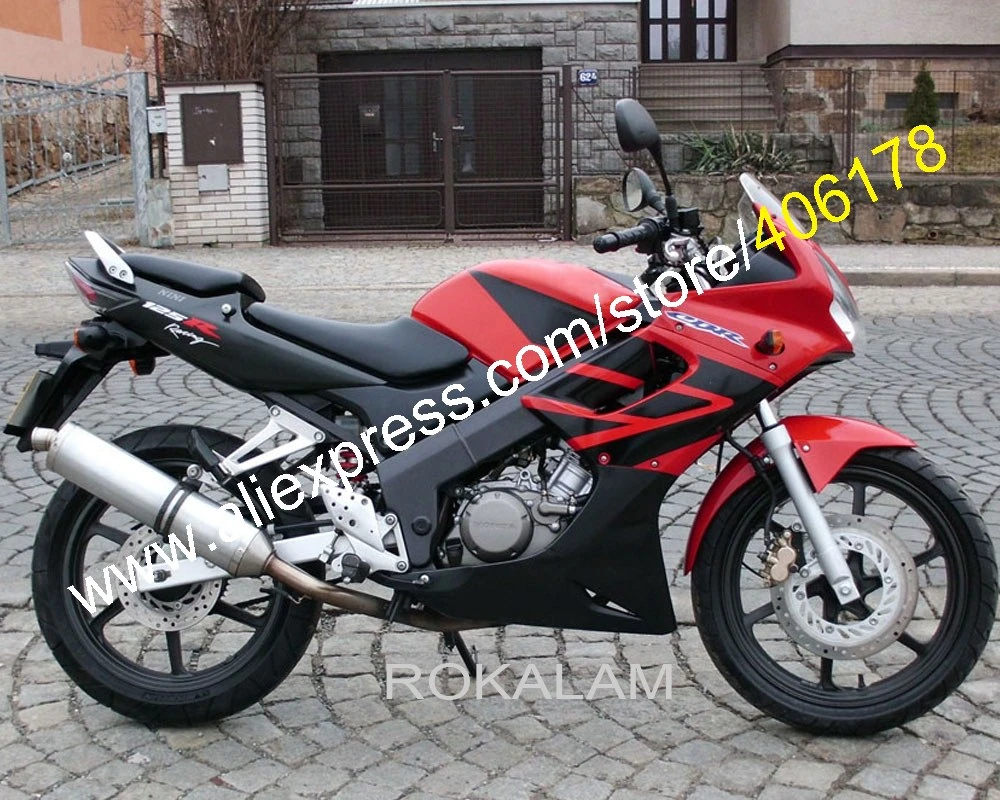 honda icin cbr125r cbr125rr cbr 125r 125rr cbr125 r 2002 2003 2004 2005 2006 02 03 04 05 06 kirmizi siyah fairing shipping from us to africa shipping pouchshipping abf aliexpress