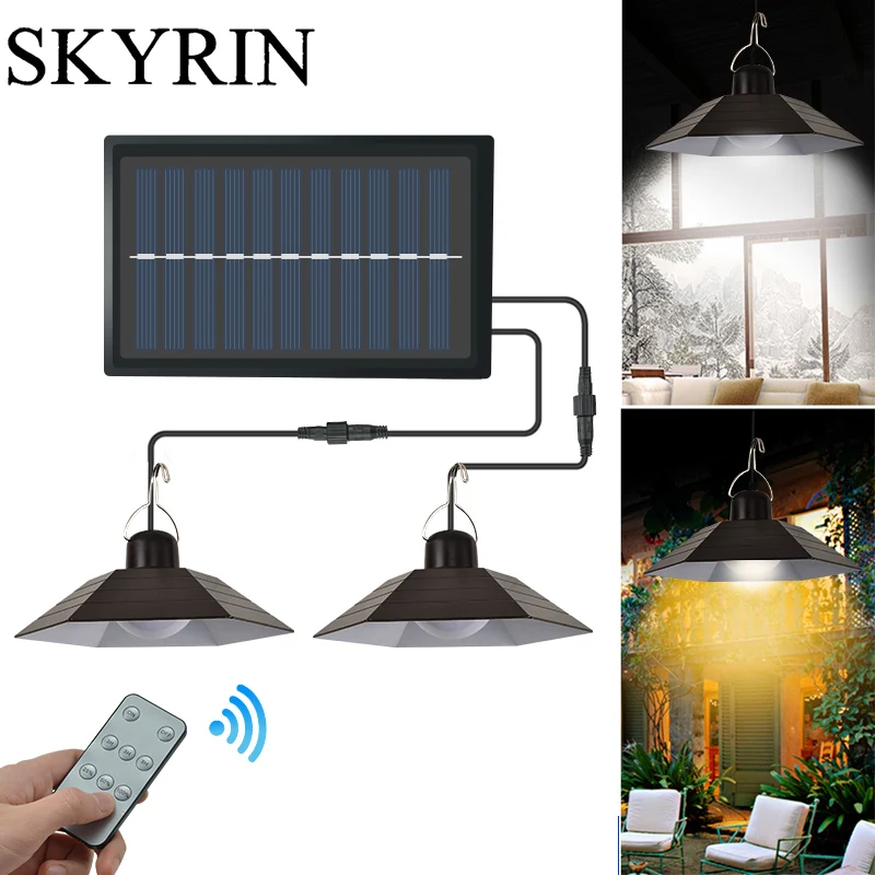 Светодиодная Подвесная лампа SKYRIN на солнечной батарее уличный комнатный