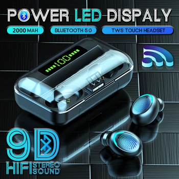 

Bluetooth 5.0 Earphone 9D Stereo True Wireless Earbuds Wireless Headphones TWS Sport Waterproof Earphones For iPhone Android