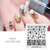 2020 New Designs Nail Stamping Plate Lion Tiger Leopard Pattern Nail Art Template Image Stencil Tool for DIY Nail Decorations 4