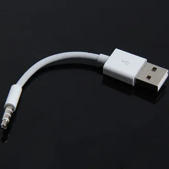 

USB Charger Data Cord 3.5mm Sync Audio Cable for iPod Shuffle 3rd 4th Gen LHB99
