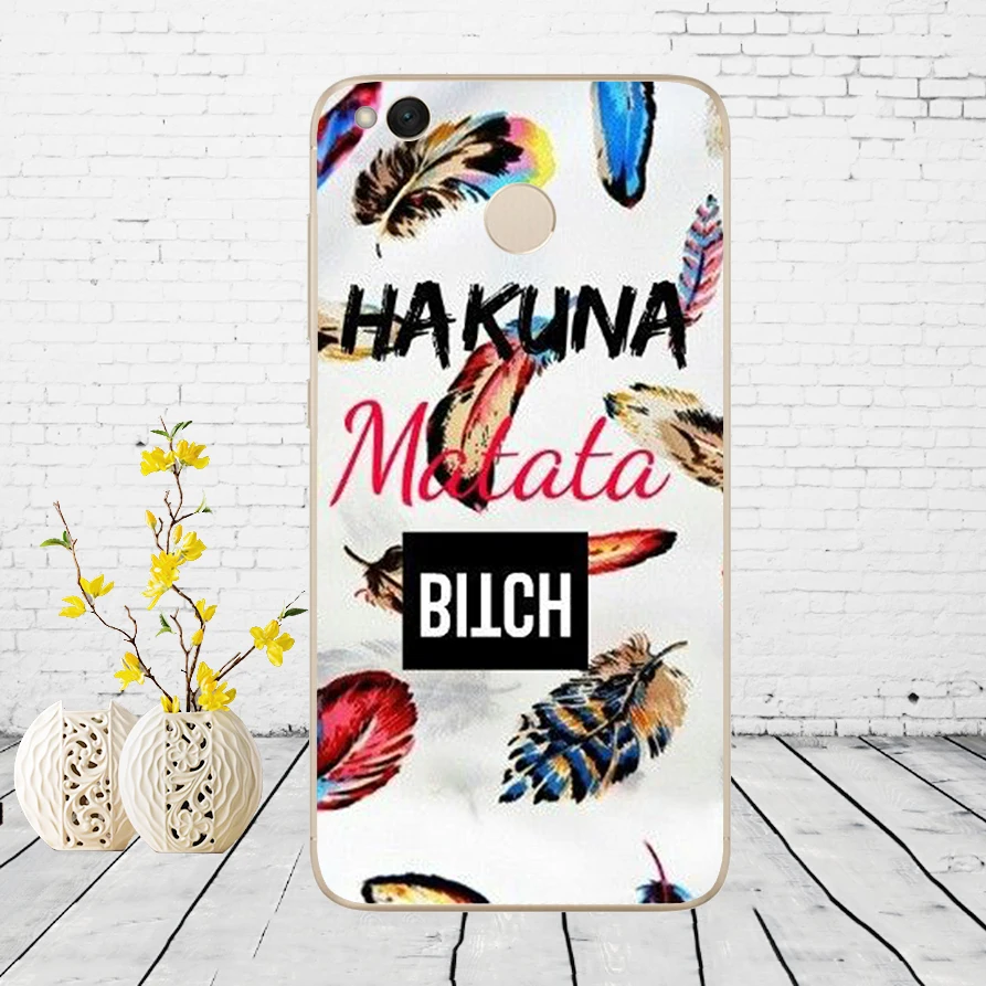 103DD hakuna matata Король Лев Мягкий силиконовый чехол для Xiao mi красный mi 4a 5 plus Note 4 4x 5a pro mi a1 чехол